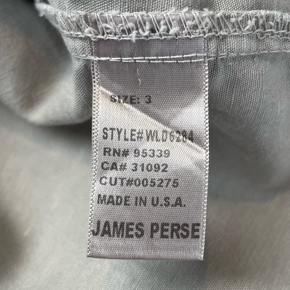 James Perse Standard Colorblock Pocket Tank Dress in White‎ Tan Size Large or 3 - Picture 5 of 6